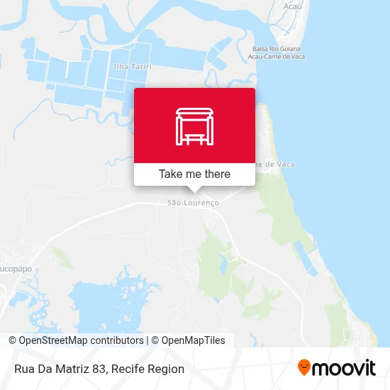 Rua Da Matriz 83 map