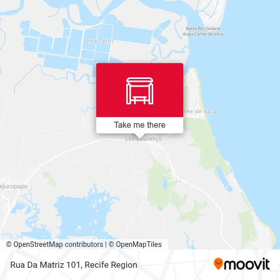 Rua Da Matriz 101 map