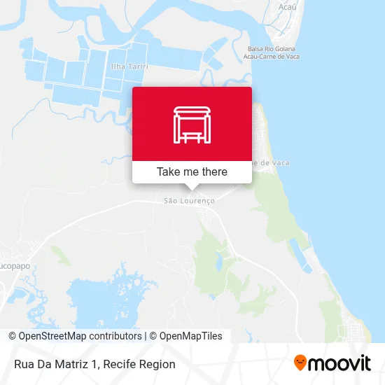 Rua Da Matriz 1 map