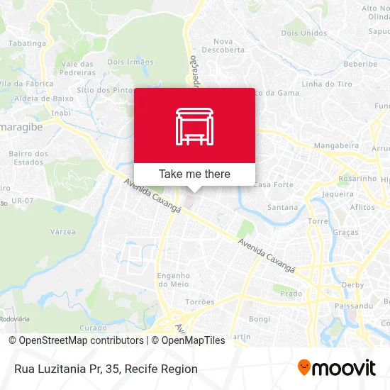 Rua Luzitania Pr, 35 map