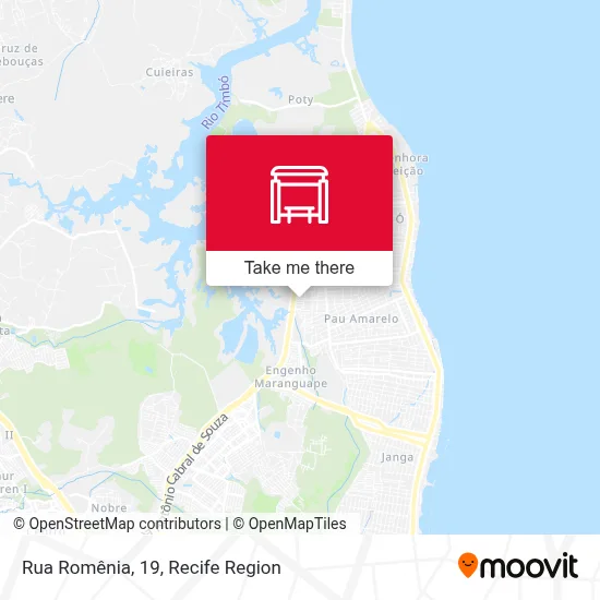 Rua Romênia, 19 map
