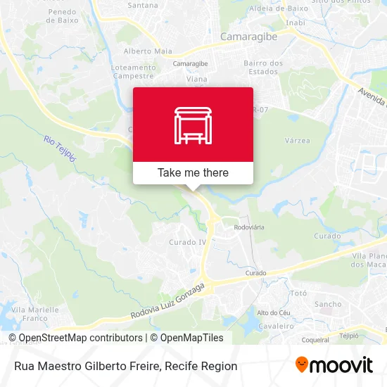 Rua Maestro Gilberto Freire map