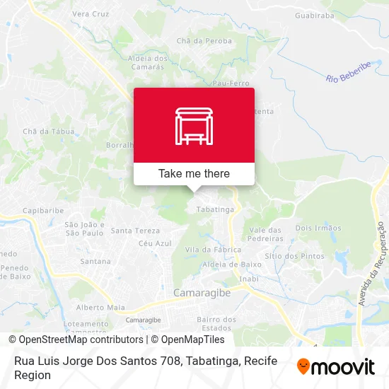 Rua Luis Jorge Dos Santos 708, Tabatinga map