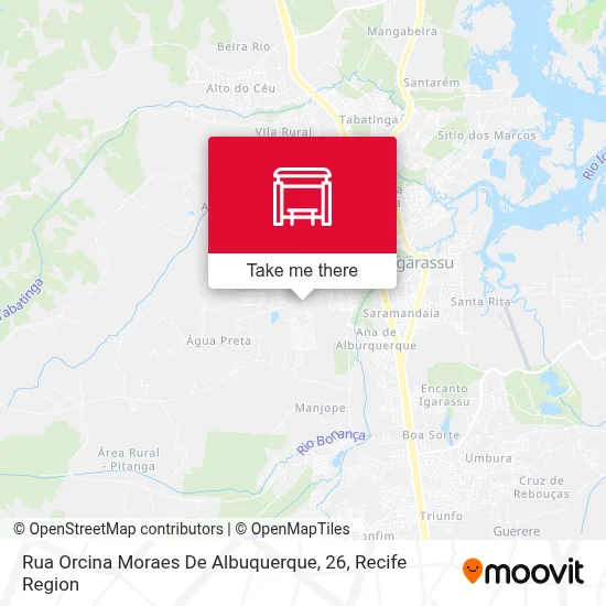 Rua Orcina Moraes De Albuquerque, 26 map
