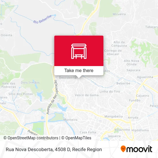 Rua Nova Descoberta, 4508 D map