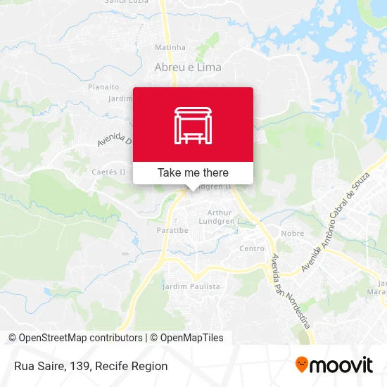 Rua Saire, 139 map