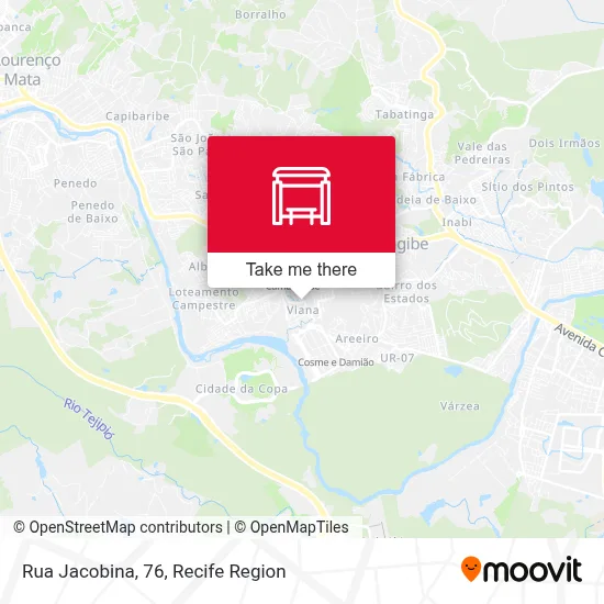 Rua Jacobina, 76 map