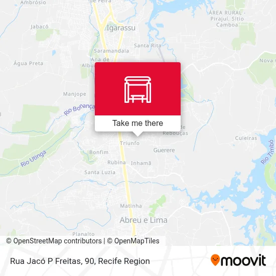 Rua Jacó P Freitas, 90 map