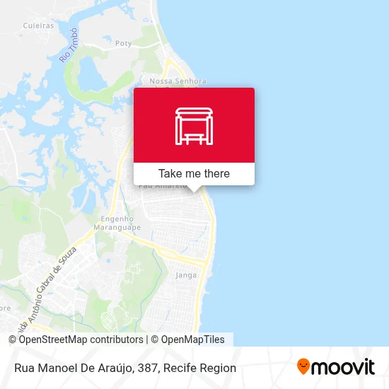 Rua Manoel De Araújo, 387 map