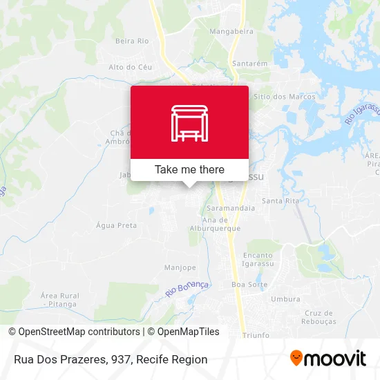 Rua Dos Prazeres, 937 map