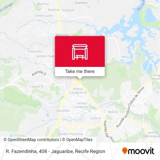 R. Fazendinha, 408 - Jaguaribe map