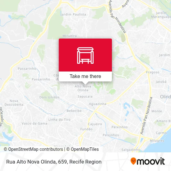 Rua Alto Nova Olinda, 659 map