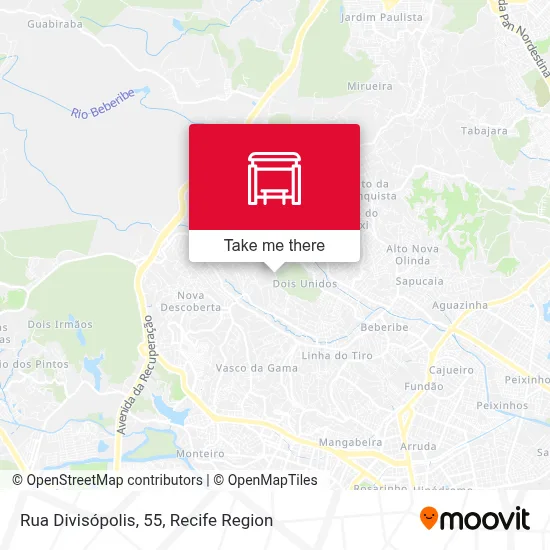 Rua Divisópolis, 55 map