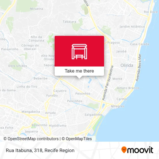 Rua Itabuna, 318 map