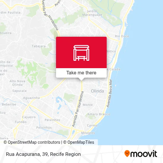 Rua Acapurana, 39 map