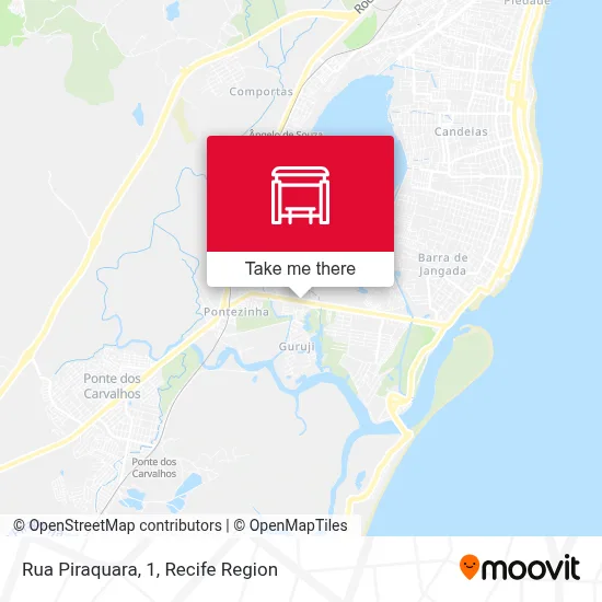 Rua Piraquara, 1 map
