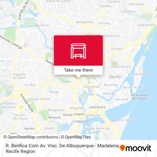 R. Benfica Com Av. Visc. De Albuquerque - Madalena map