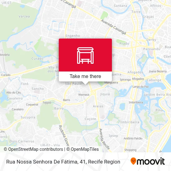 Rua Nossa Senhora De Fátima, 41 map