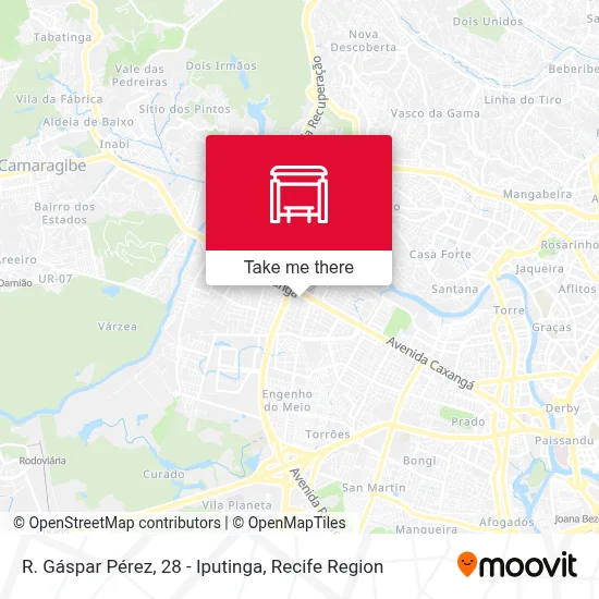 R. Gáspar Pérez, 28 - Iputinga map
