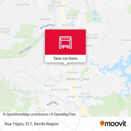 Rua Tijipio, 317 map
