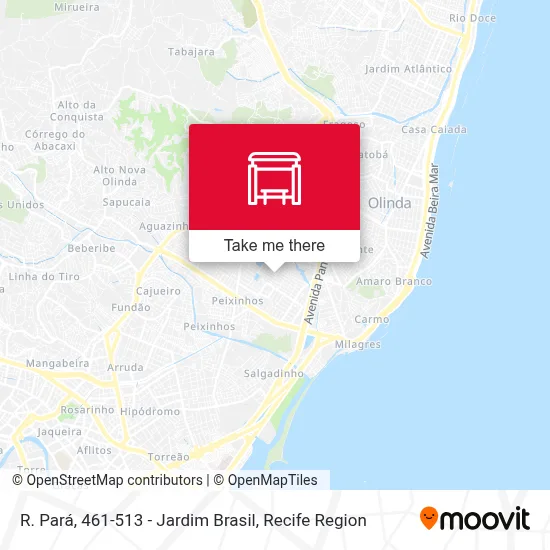 R. Pará, 461-513 - Jardim Brasil map
