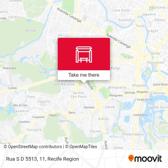 Rua S D 5513, 11 map