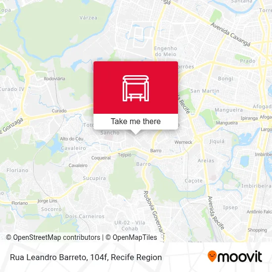 Rua Leandro Barreto, 104f map