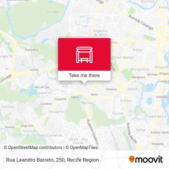 Rua Leandro Barreto, 250 map