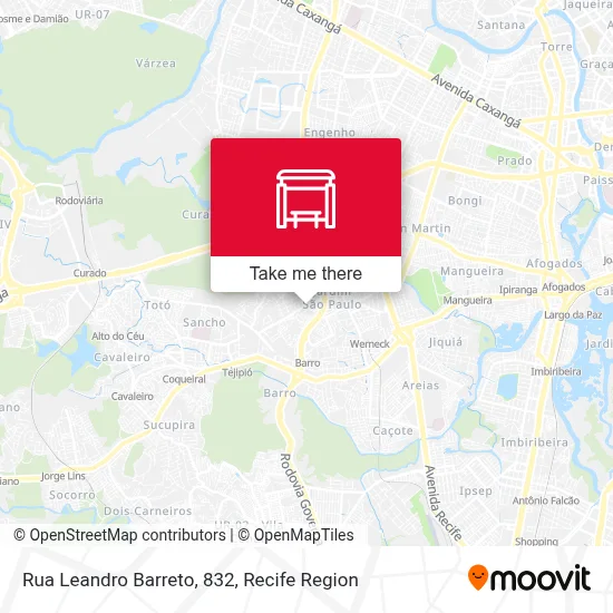 Rua Leandro Barreto, 832 map