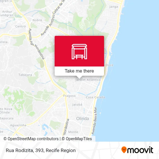 Rua Rodizita, 393 map