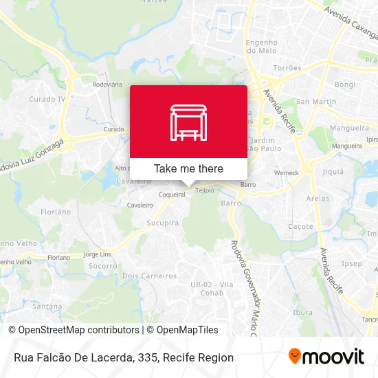 Rua Falcão De Lacerda, 335 map
