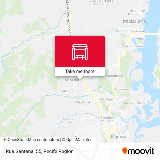 Rua Santana, 55 map