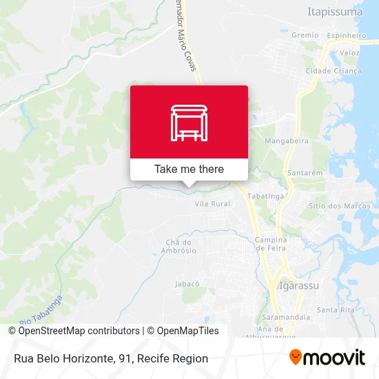 Rua Belo Horizonte, 91 map