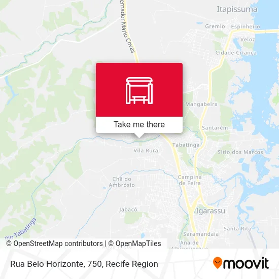 Rua Belo Horizonte, 750 map