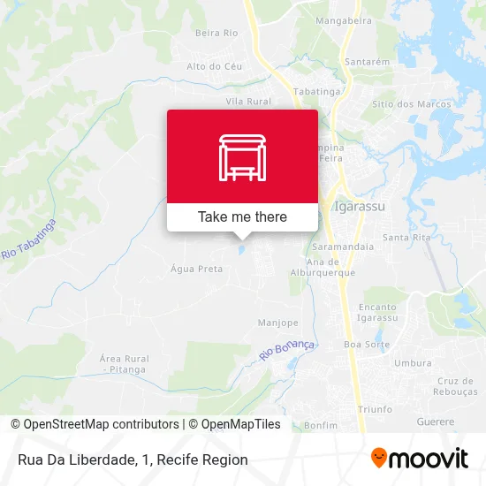 Rua Da Liberdade, 1 map