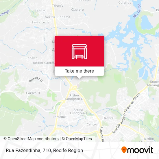 Rua Fazendinha, 710 map