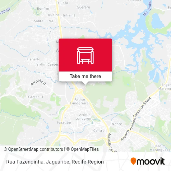 Rua Fazendinha, Jaguaribe map