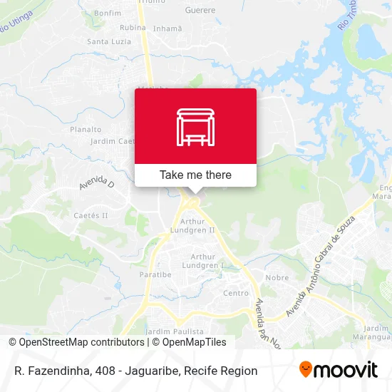 R. Fazendinha, 408 - Jaguaribe map
