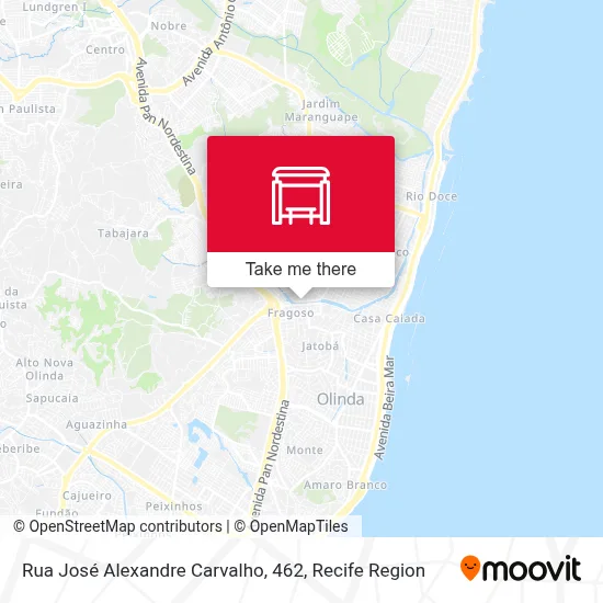 Rua José Alexandre Carvalho, 462 map