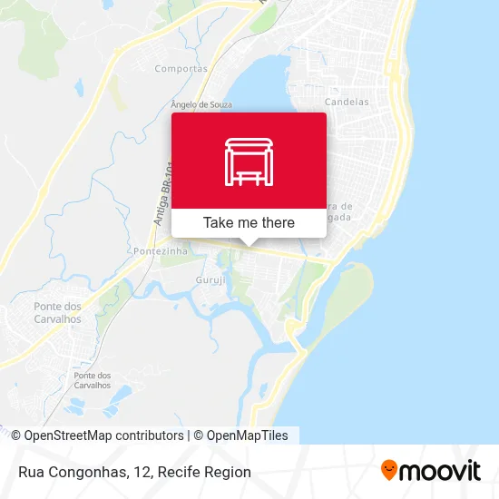 Rua Congonhas, 12 map