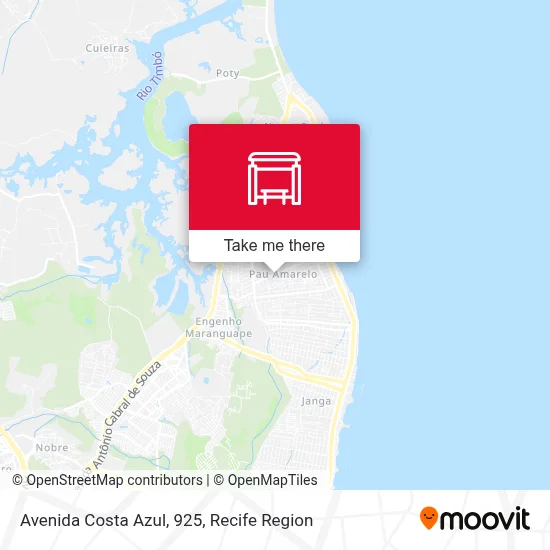 Avenida Costa Azul, 925 map