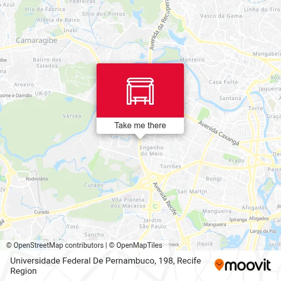 Universidade Federal De Pernambuco, 198 map