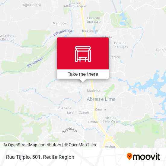Rua Tijipio, 501 map