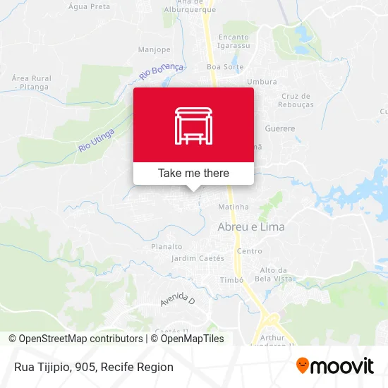 Rua Tijipio, 905 map