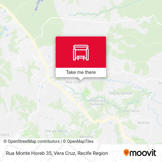 Rua Monte Horeb 35, Vera Cruz map