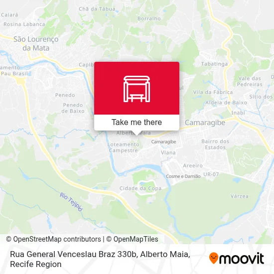 Rua General Venceslau Braz 330b, Alberto Maia map