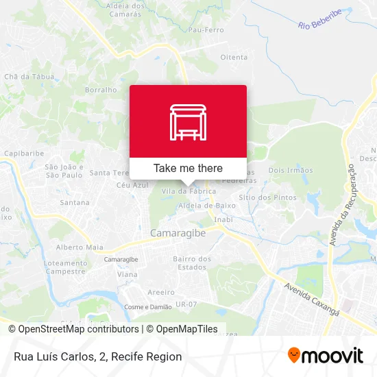 Rua Luís Carlos, 2 map