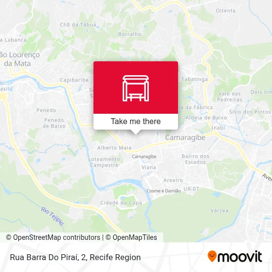 Rua Barra Do Piraí, 2 map