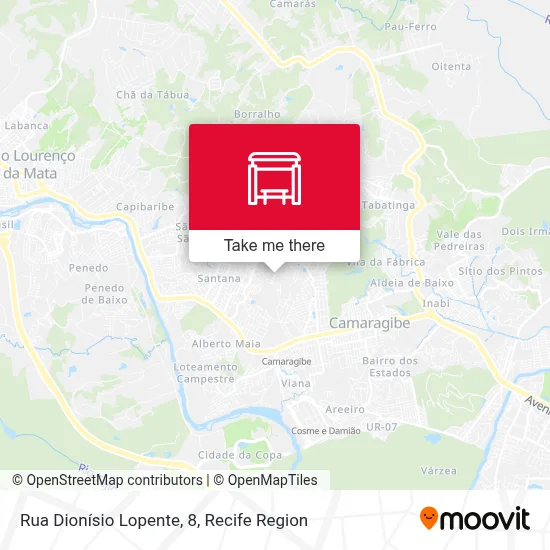 Rua Dionísio Lopente, 8 map
