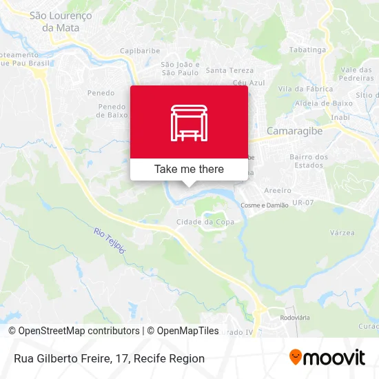 Rua Gilberto Freire, 17 map